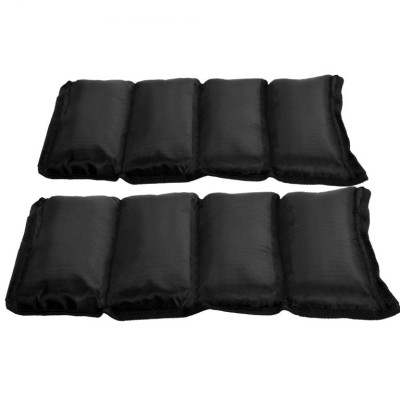 Gorilla Sports Záťažové manžety, čierne, 2 x 3,5 kg