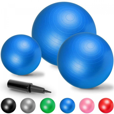 Gorilla Sports Gymnastická lopta, 65 cm, modrá