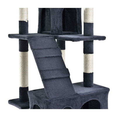 Protiskluzová podložka na jógu, čierna, 190 × 100 × 0,6 cm