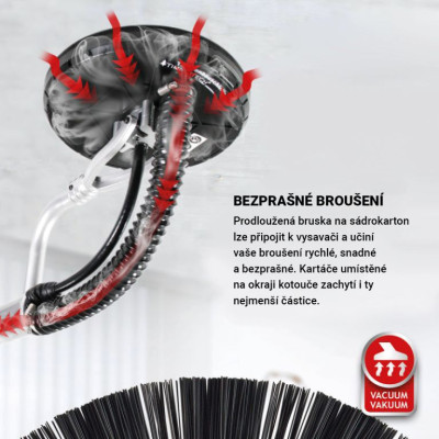 TIMBERTECH Brúska na sadrokartón 710 W, 6 brúsnych kotúčov