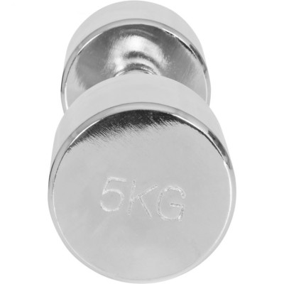 Gorilla Sports Pochrómované jednoručné činky, 2 x 5 kg