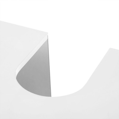 Kúpeľňová skrinka pod umývadlo VASAGLE biela 60×30×60 cm