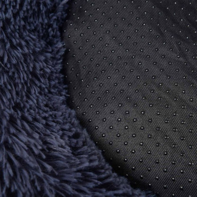 Plyšový pelech pre psy a mačky 50x20 cm, tmavosivý