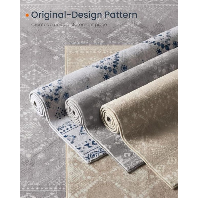 Koberec Boho 120×170 cm, protišmykový, béžový