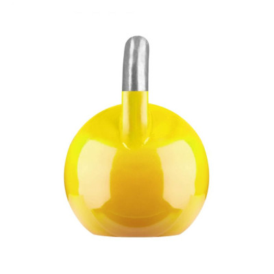 Súťažný kettlebell 16 kg žltý – oceľ, štandardná veľkosť
