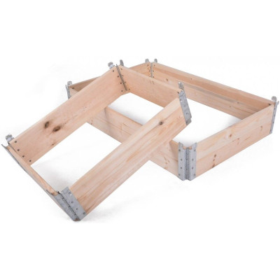 Záhradný vyvýšený záhon skladací borovica FSC 80x60 cm