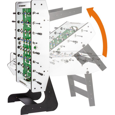 Stolný futbal Liverpool 141 x 125 x 89 cm - biely