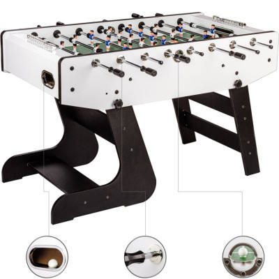 Stolný futbal Liverpool 141 x 125 x 89 cm - biely