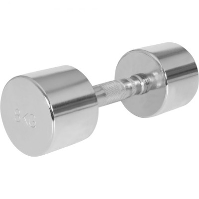 Gorilla Sports Pochrómované jednoručné činky, 2 x 8 kg