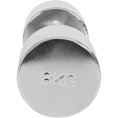 Gorilla Sports Pochrómované jednoručné činky, 2 x 8 kg