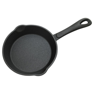 Grilovacia panvica s držadlom 16 cm, liatina
