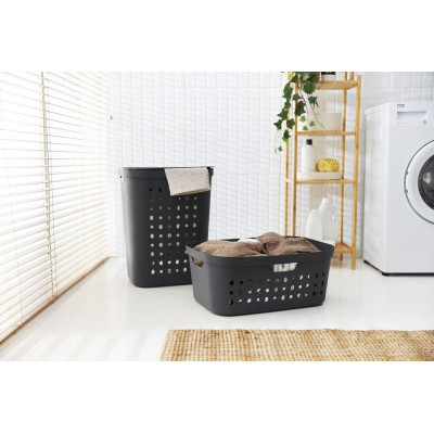 JONA Kôš na čistú bielizeň, 39 L, antracit