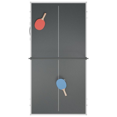 Skladací mini pingpongový stôl s príslušenstvom, 152 x 71 cm