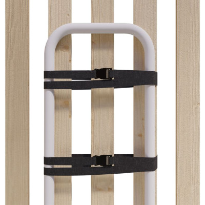 Biele madlo k posteli s nastaviteľnou výškou