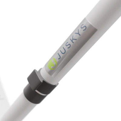 Biele madlo k posteli s nastaviteľnou výškou