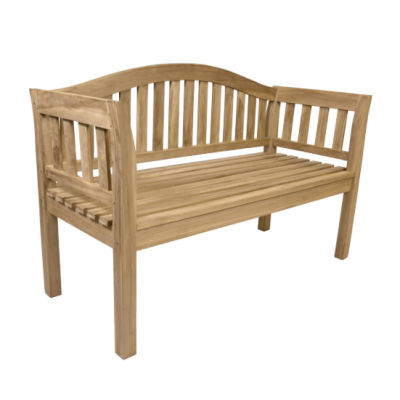 Záhradná lavica DIVERO 2miestna, neošetrená, 131,5 cm
