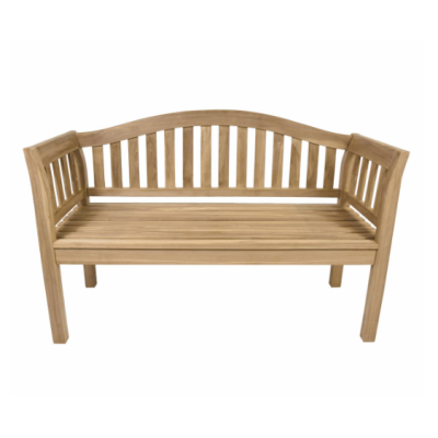 Záhradná lavica DIVERO 2miestna, neošetrená, 131,5 cm