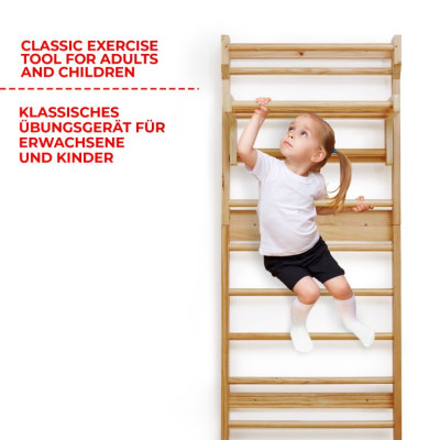 PHYSIONICS Fitness rebriny s posuvnou hrazdou