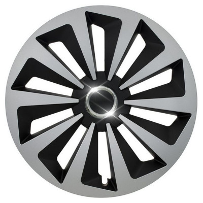 Kryt kolesa Fox Ring 16 , jeden kus - čierno / strieborná