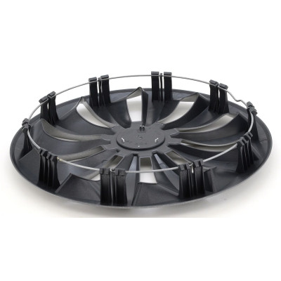 Kryt kolesa Fox Ring 16 , jeden kus - čierno / strieborná