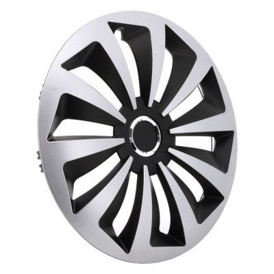 Kryt kolesa Fox Ring 16 , jeden kus - čierno / strieborná