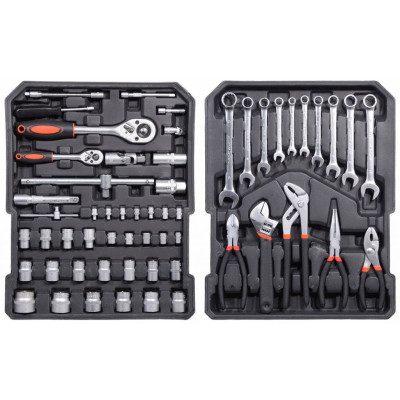 Kufor s náradím Alu premium - 186 kusov, 37 x 52 x 20 cm