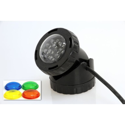 Záhradná fontána s osvetlením