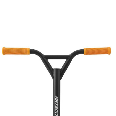 Detský freestyle kolobežka, zelená/oranžová