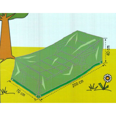 Obal na záhradné ležadlo, 200 x 70 x 40 cm