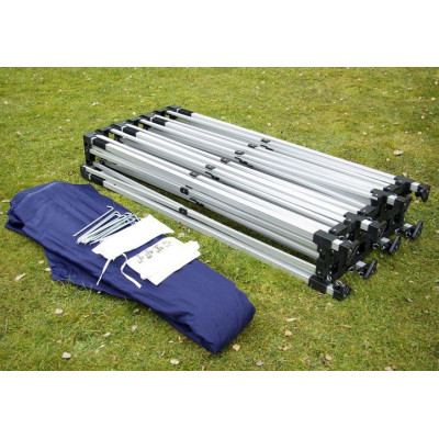 Záhradný skladací stan - champagne, 3 x 9 m