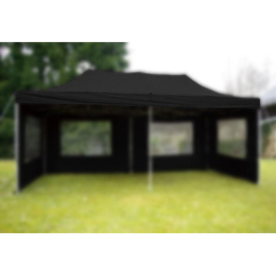 Strecha k záhradnému stanu PROFI 3 x 6 m, čierna