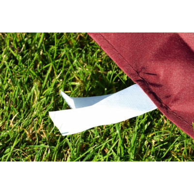 Záhradný párty stan vínový nožnicový 3 x 3 m + 4 bočnice