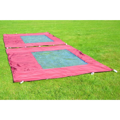 Záhradný párty stan vínový nožnicový 3 x 3 m + 4 bočnice