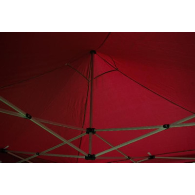 Záhradný párty stan vínový nožnicový 3 x 3 m + 4 bočnice