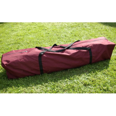 Záhradný párty stan vínový nožnicový 3 x 3 m + 4 bočnice