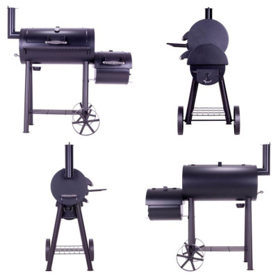 Záhradný gril s udiarňou XL BBQ 2 s ochranným krytom