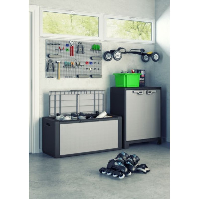 Úložný box KETER Titan Chest 300 l šedý/čierny vodotesný