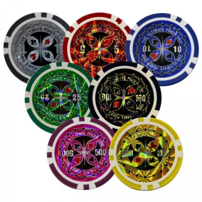 Poker Set - 500 laserových žetónov Ultimate