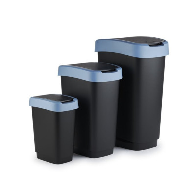 Odpadkový kôš Twist, 10 l, modrý