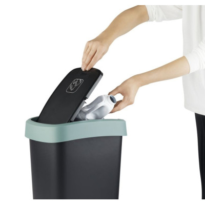 Odpadkový kôš Twist, 10 l, modrý