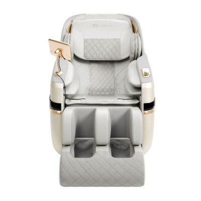 Relaxačné masážne kreslo s vyhrievaním a Bluetooth, béžové