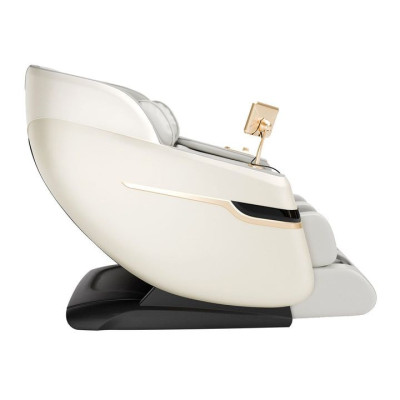 Relaxačné masážne kreslo s vyhrievaním a Bluetooth, béžové