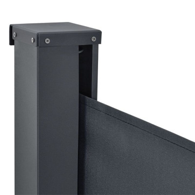 Výsuvná bočná clona, 500 x 180 cm, tmavošedá