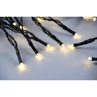 LED svetelný reťazec na vianočný stromček 200 LED,teplá biel