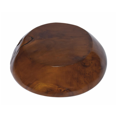 Dekoratívna misa z teakového dreva Ø 40 cm, hnedá
