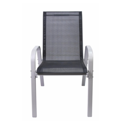 Stohovateľné záhradné stoličky, sada 4 ks