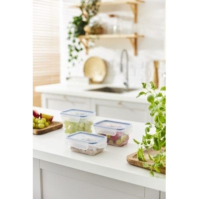 Dóza na potraviny CLIC & LOCK 1,5 l , tmavomodrá