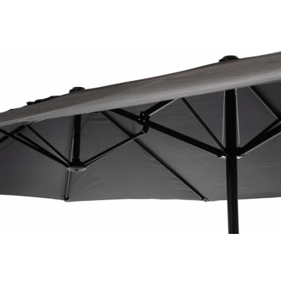 Veľký XXL slnečník 4,5 m - antracit