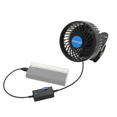 Ventilátor MITCHELL USB - 5 V klips