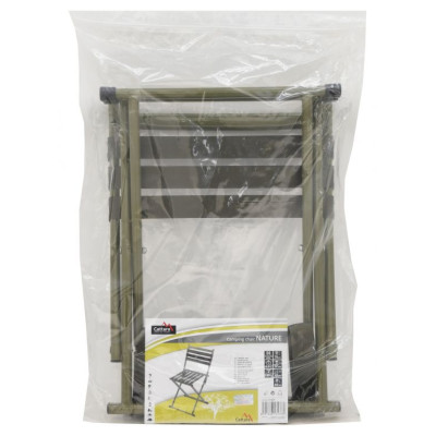 Kempingová skladacia stolička Nature - 37 x 70 x 33 cm